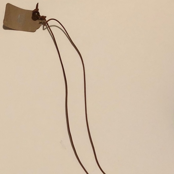 NWT Necklace deer hide adjustable with pendants - Picture 5 of 5